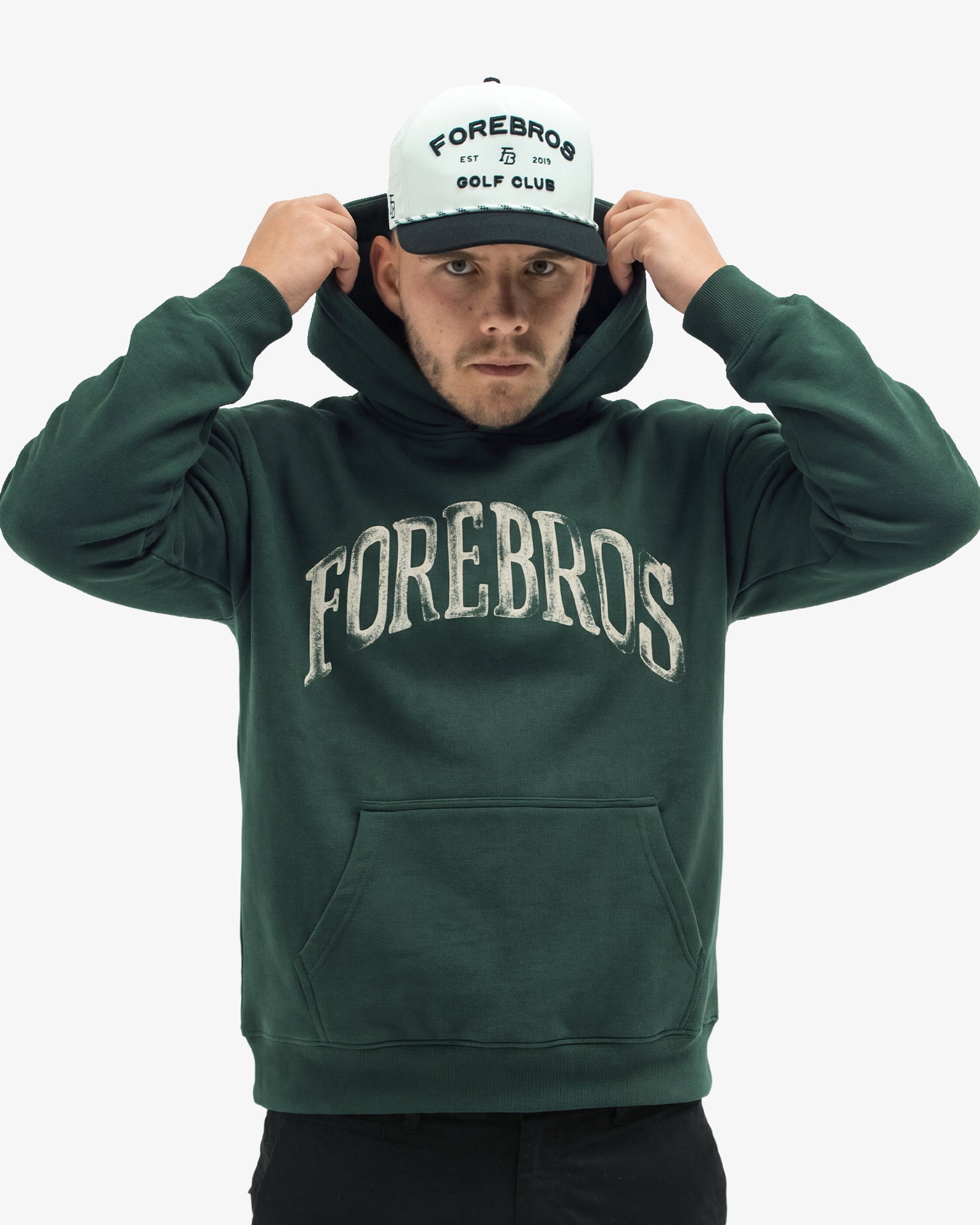 Aged Arc Hoodie 'Pine Green'
