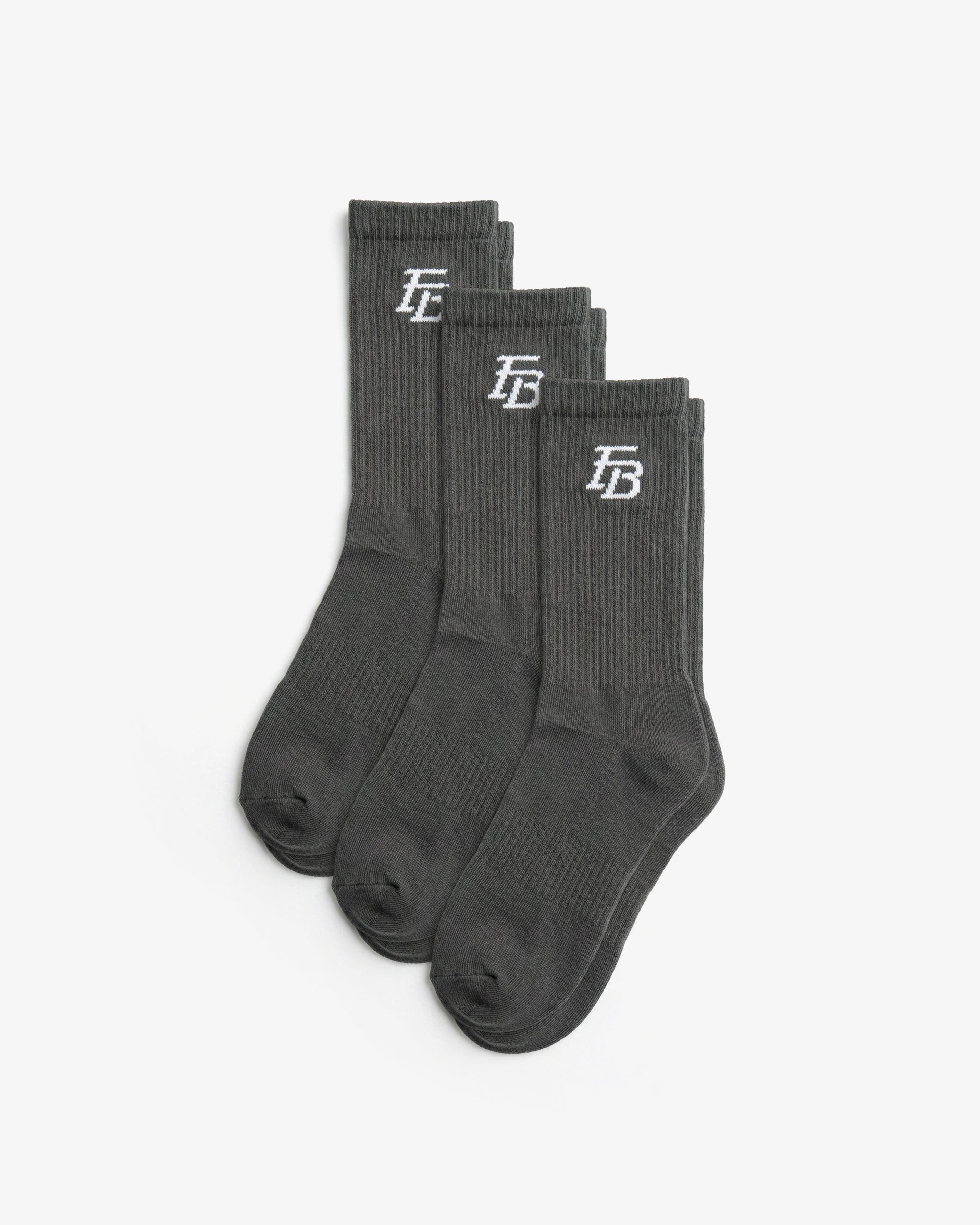 FB Socks 'Charcoal Grey' (3 Pack)