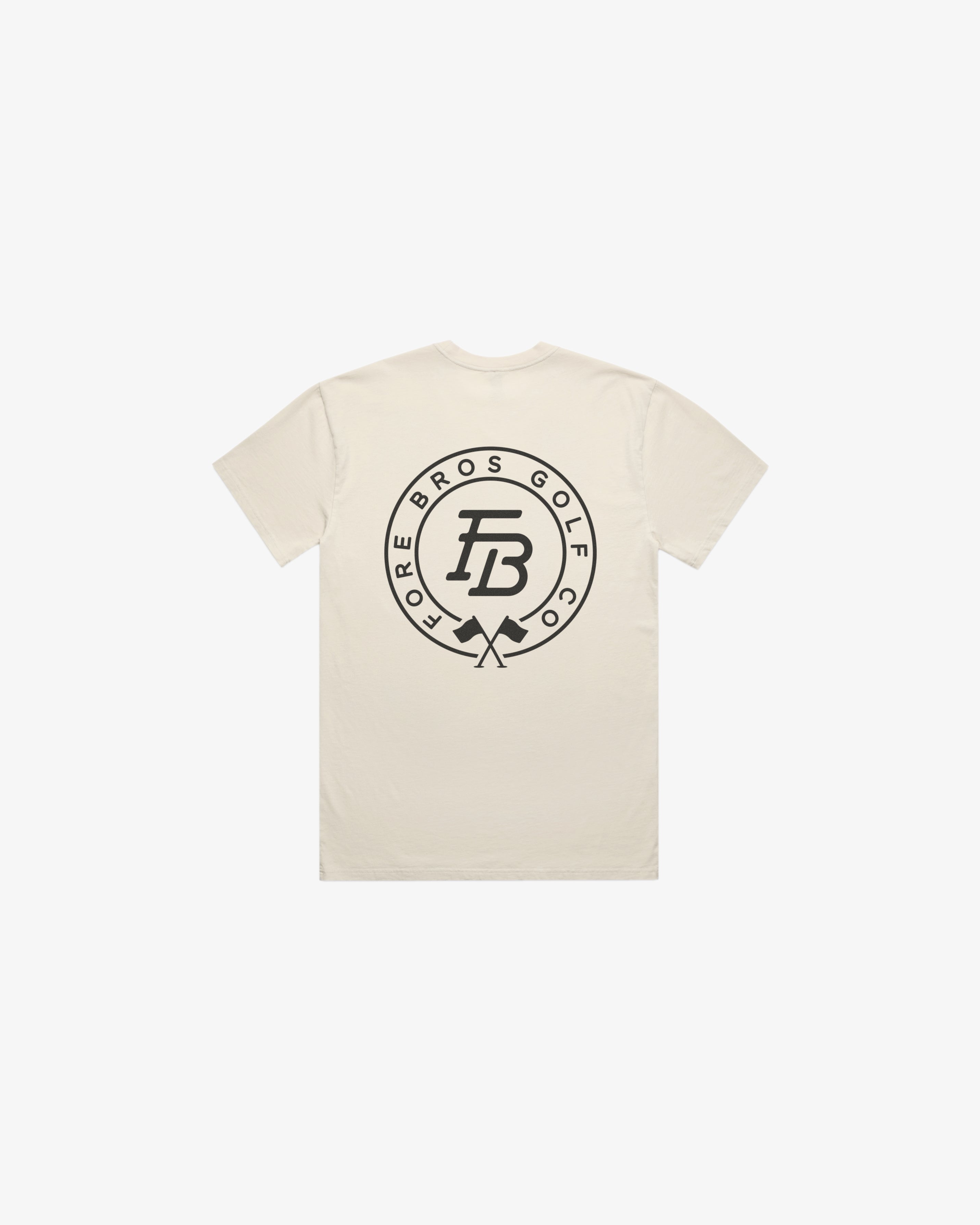 Crest Tee 'Cream'