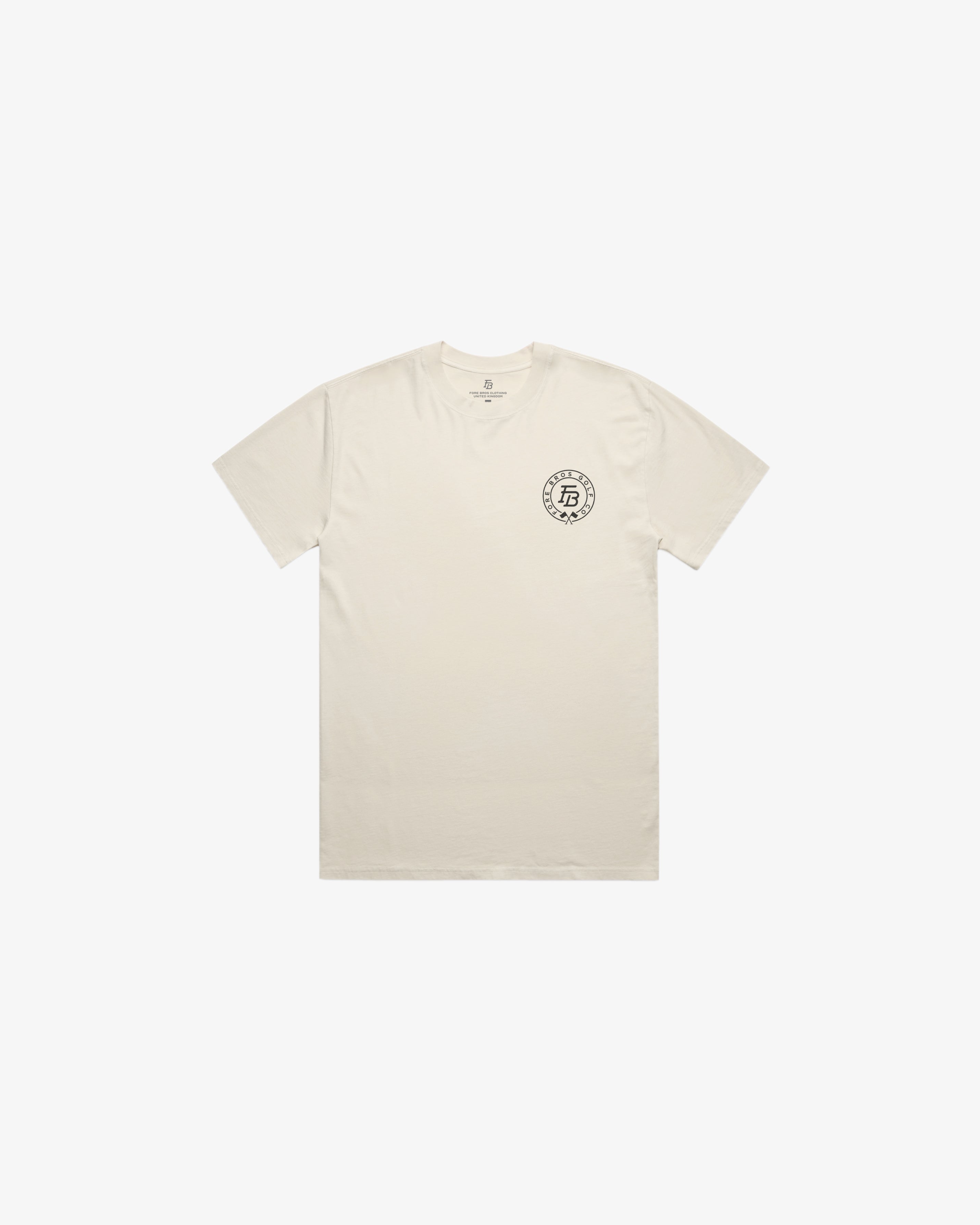 Crest Tee 'Cream'