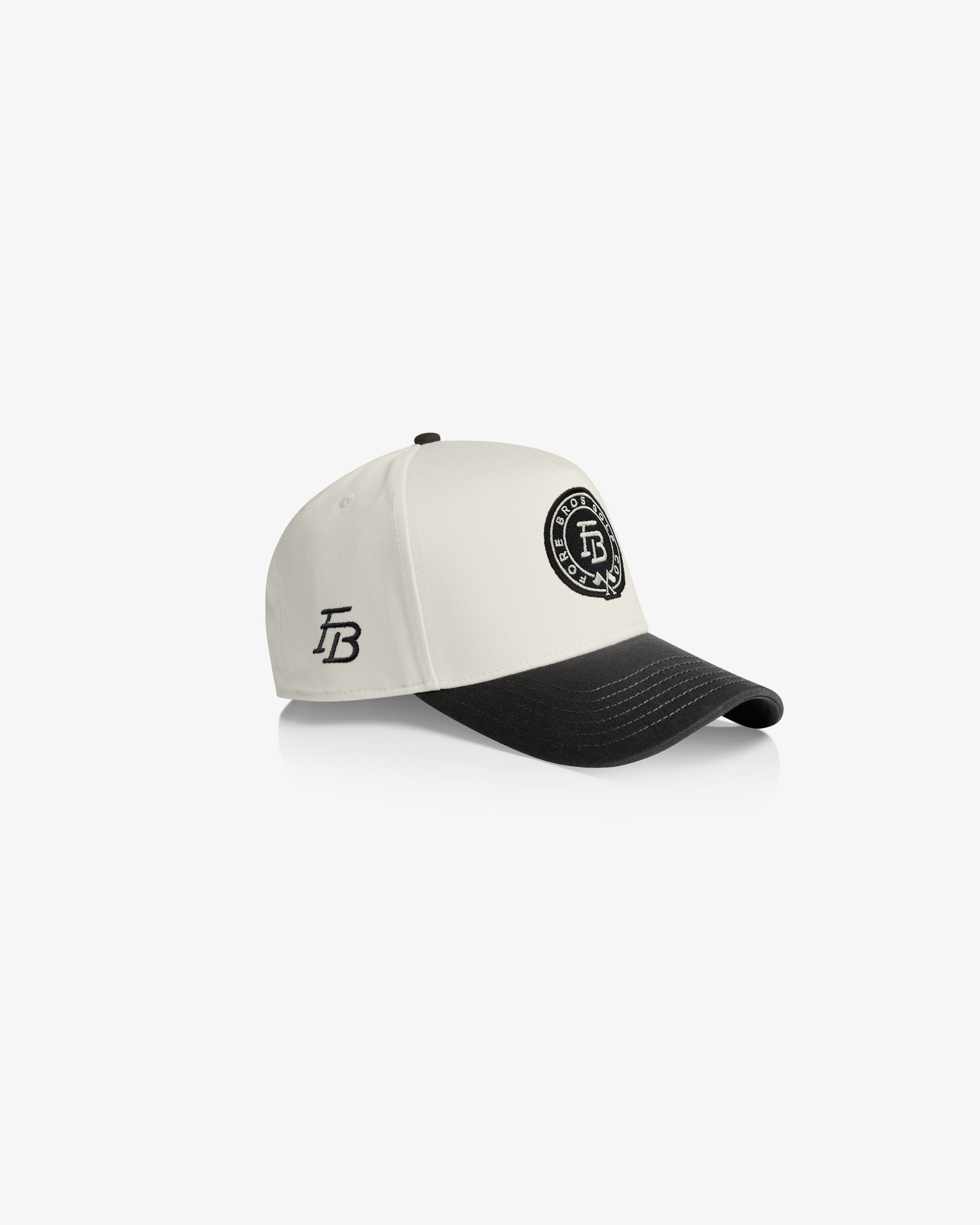 Crest Cap 'White/Faded Black'
