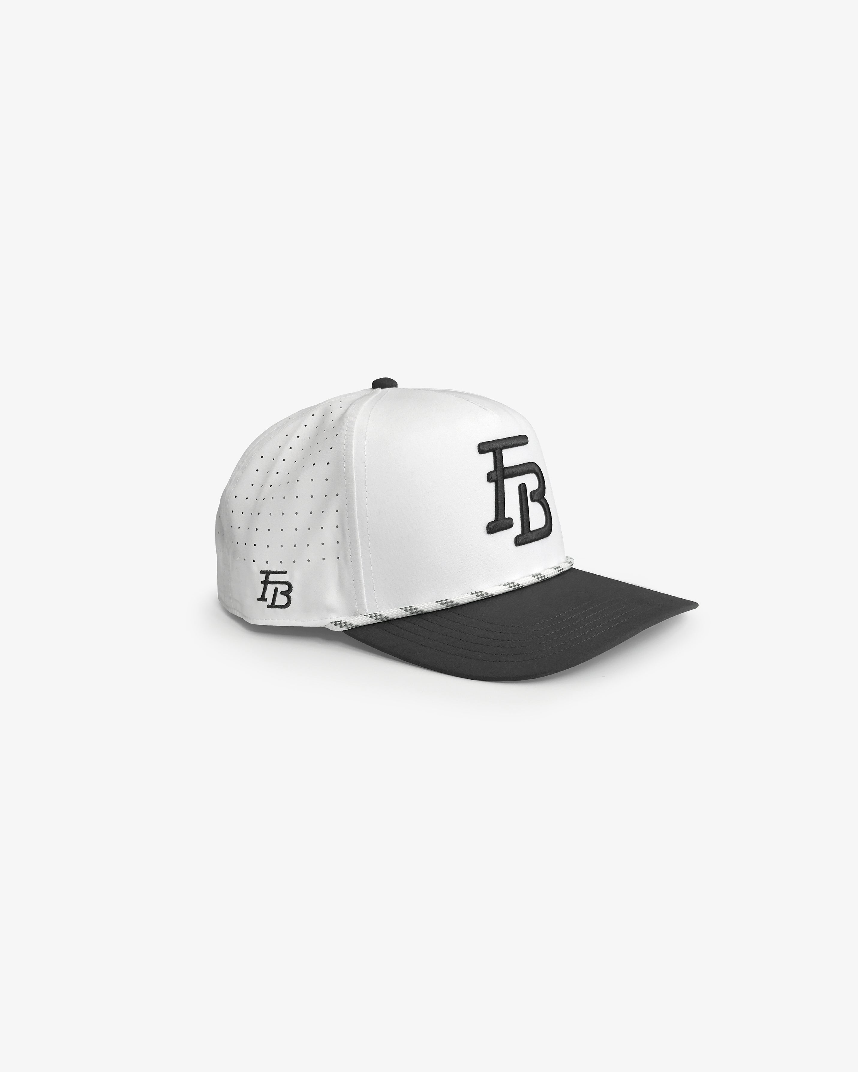 FB Rope Cap 'White/Black'