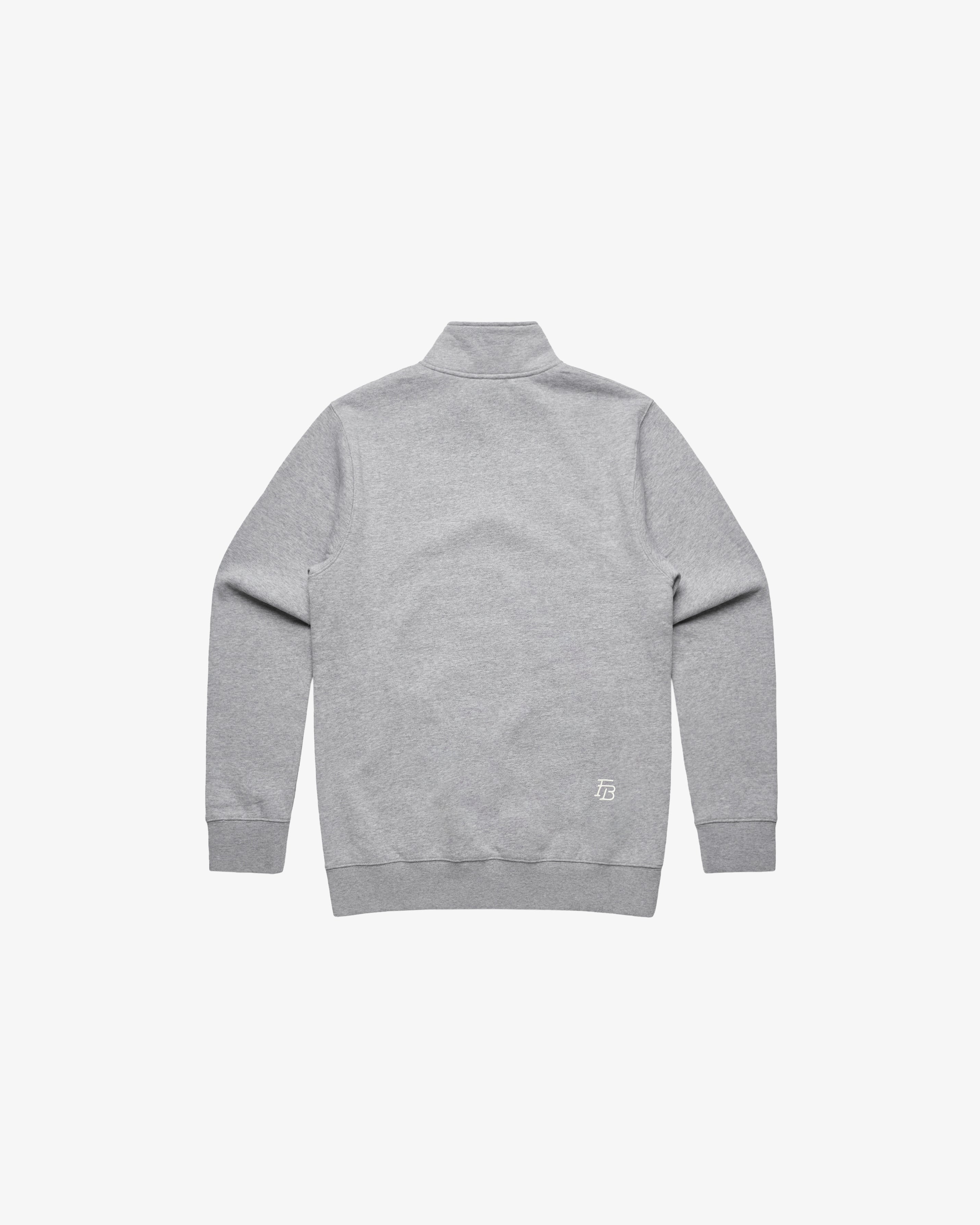 Club Half Zip 'Heather Grey'