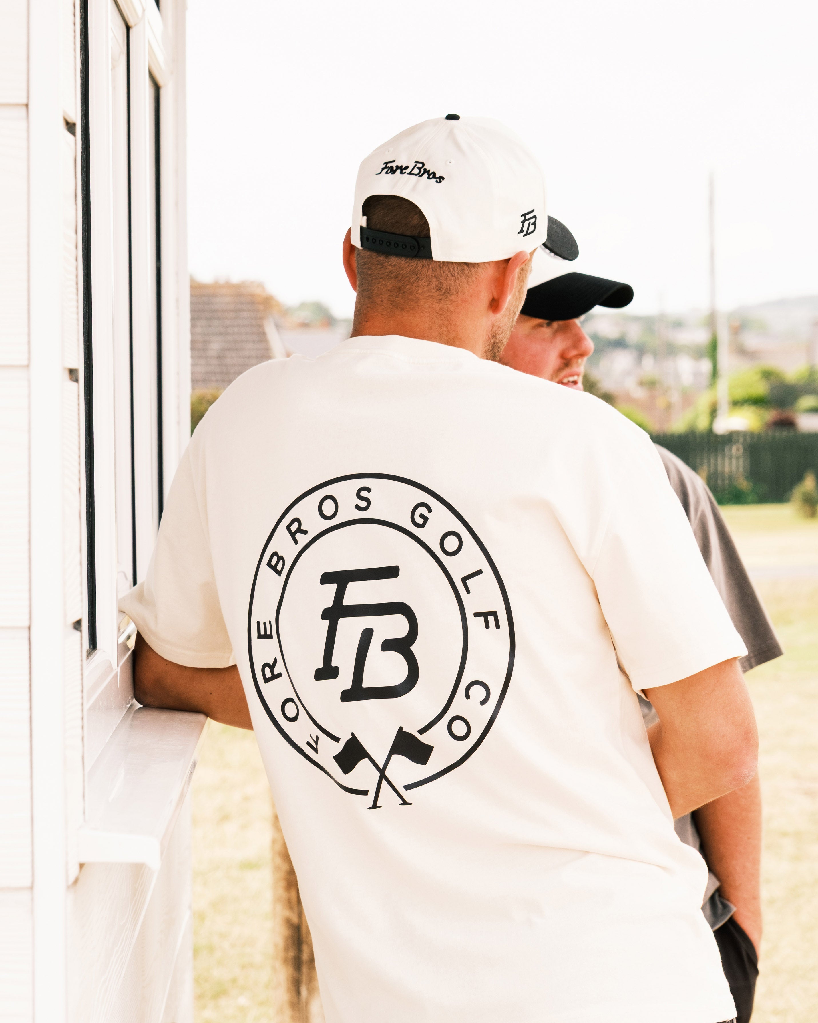 Crest Tee 'Cream'