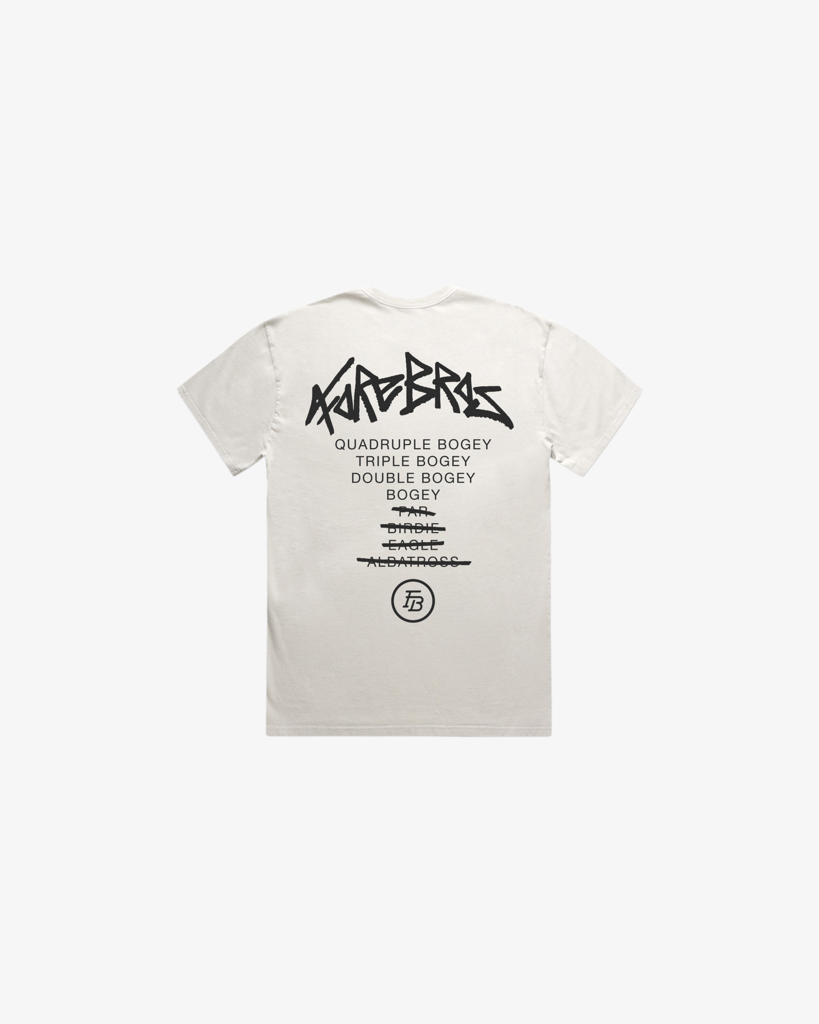 Score Tee 'Off White'