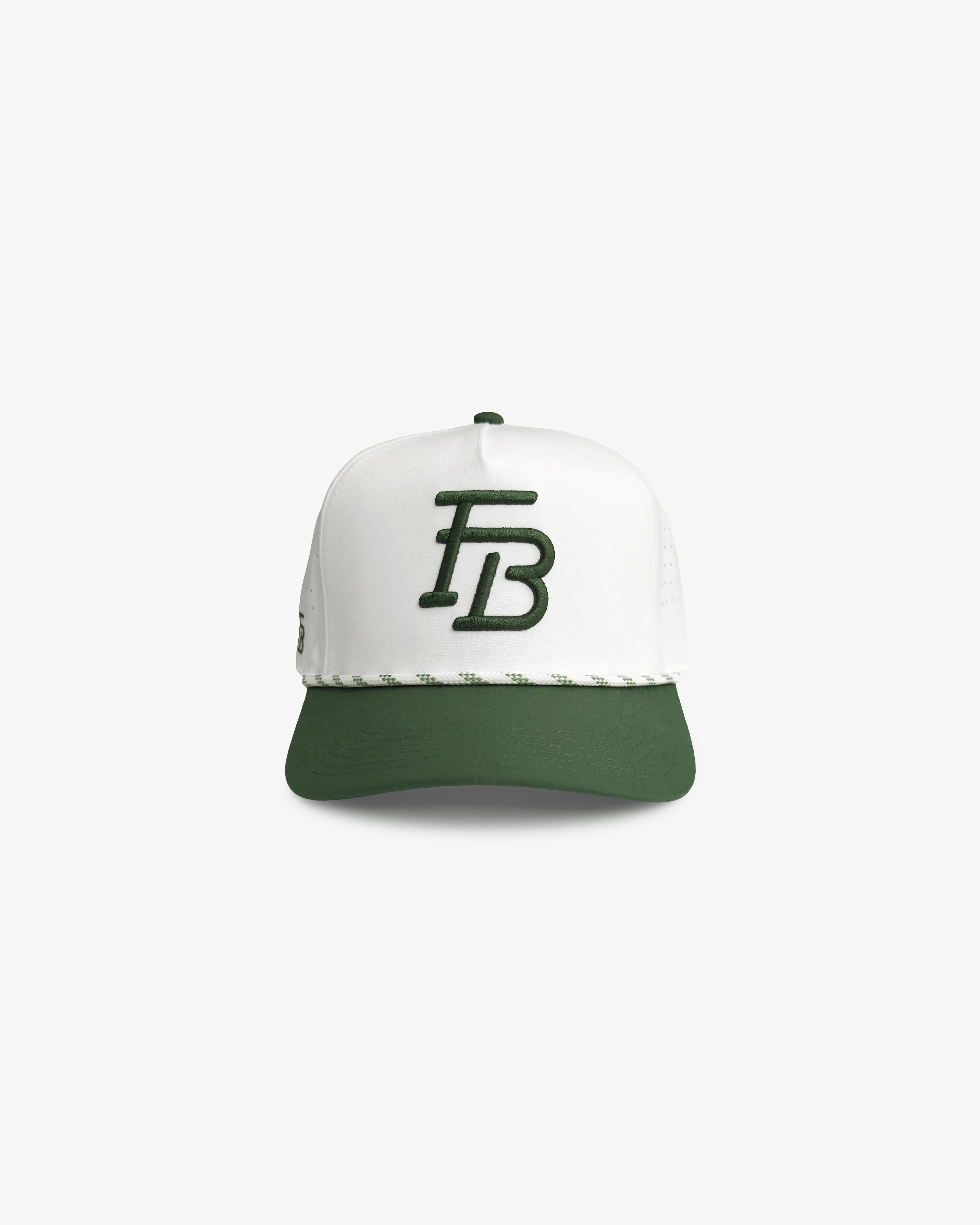 FB Rope Cap 'White/Green'