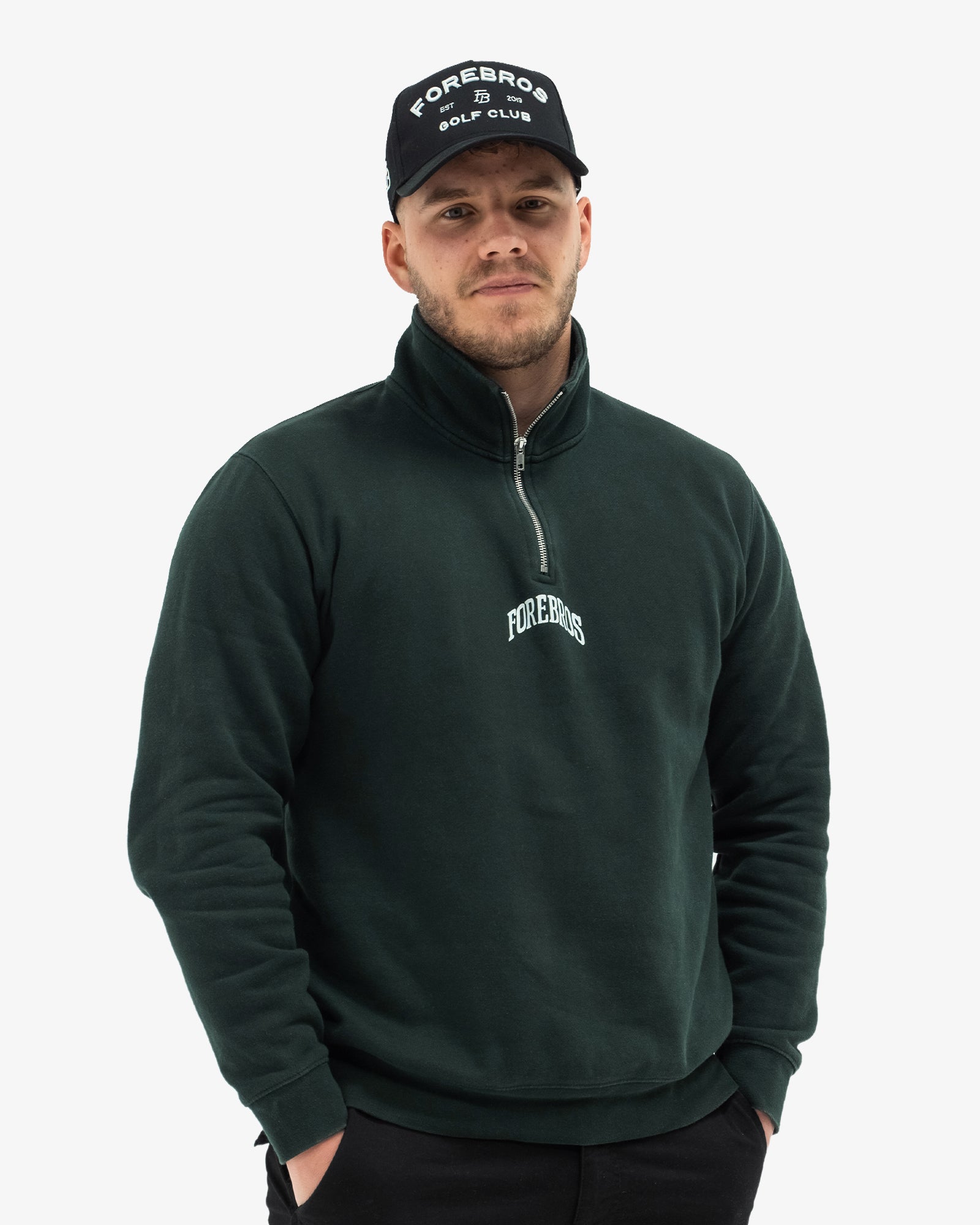 Arc Half Zip 'Pine'