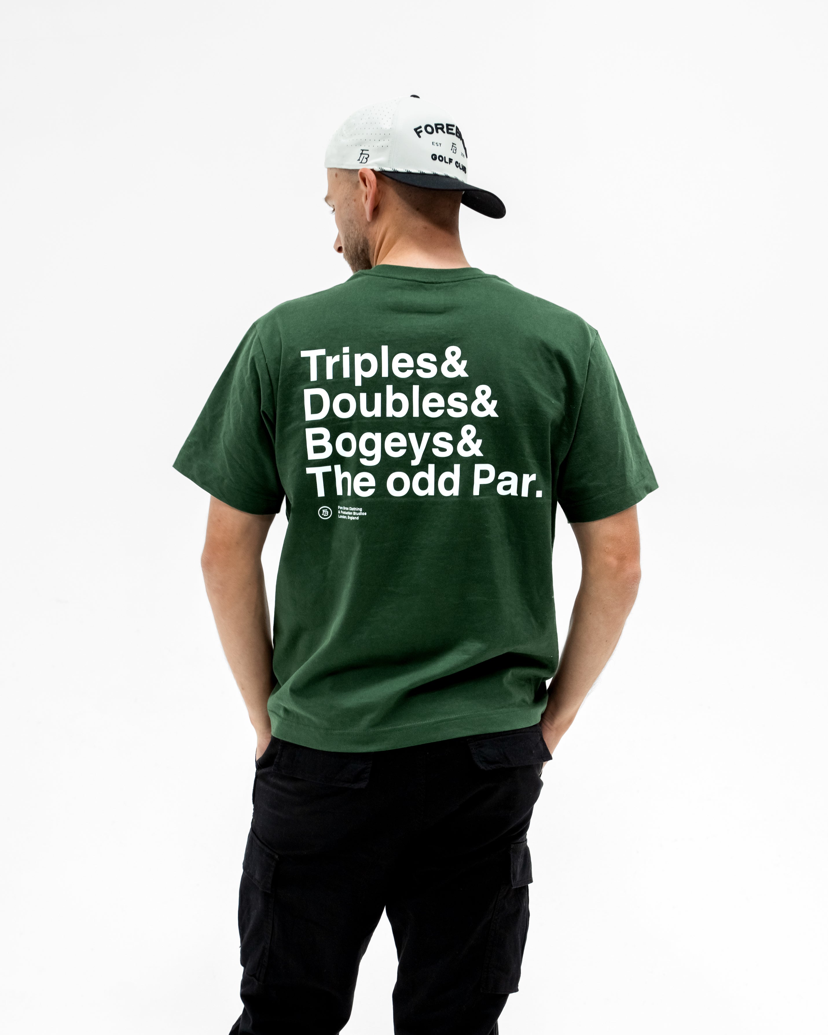 Triples & Doubles Tee 'Green'