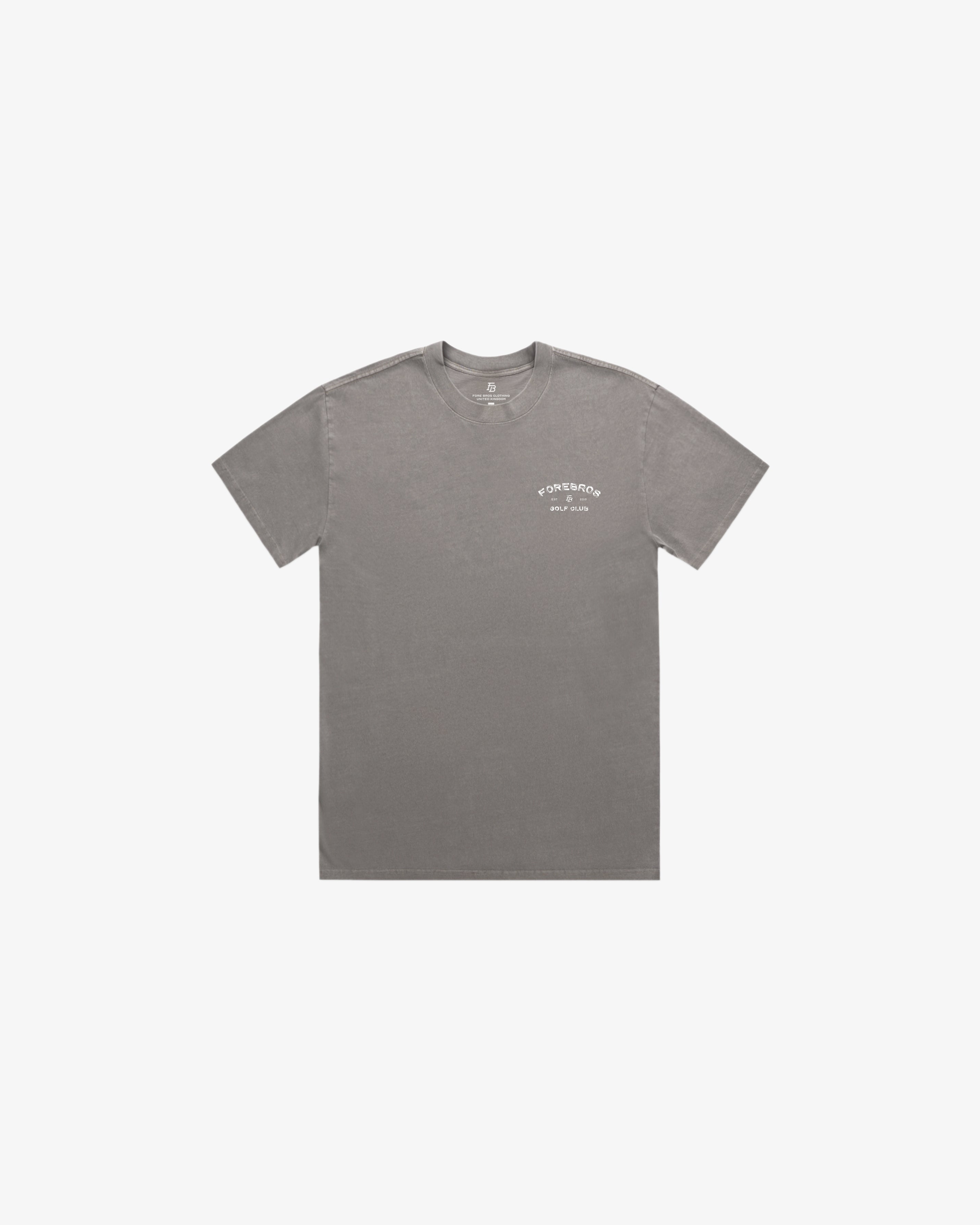 Distressed Club Tee 'Dark Grey'