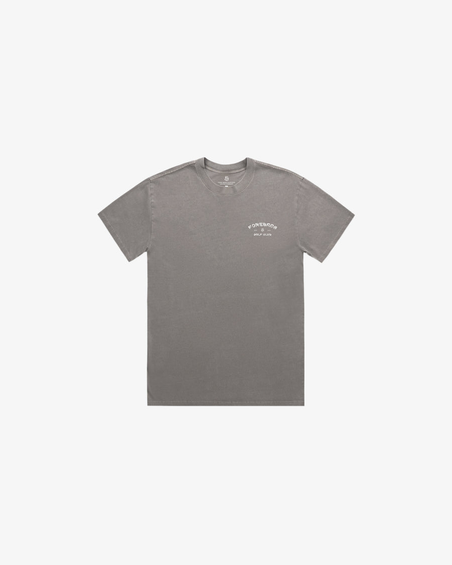 Distressed Club Tee 'Dark Grey'