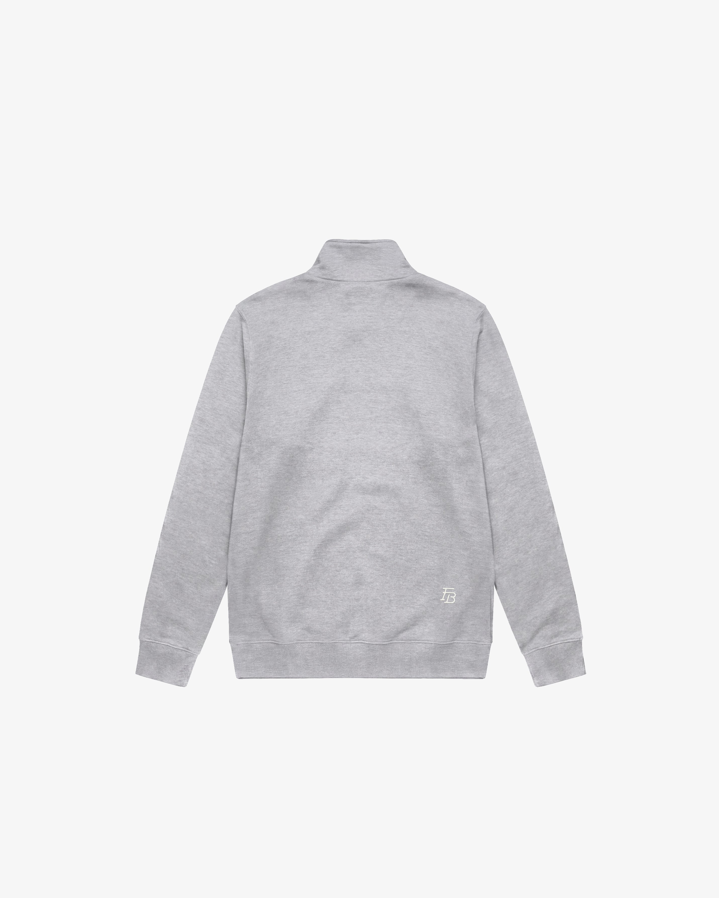 FB Half Zip ‘Heather Grey’
