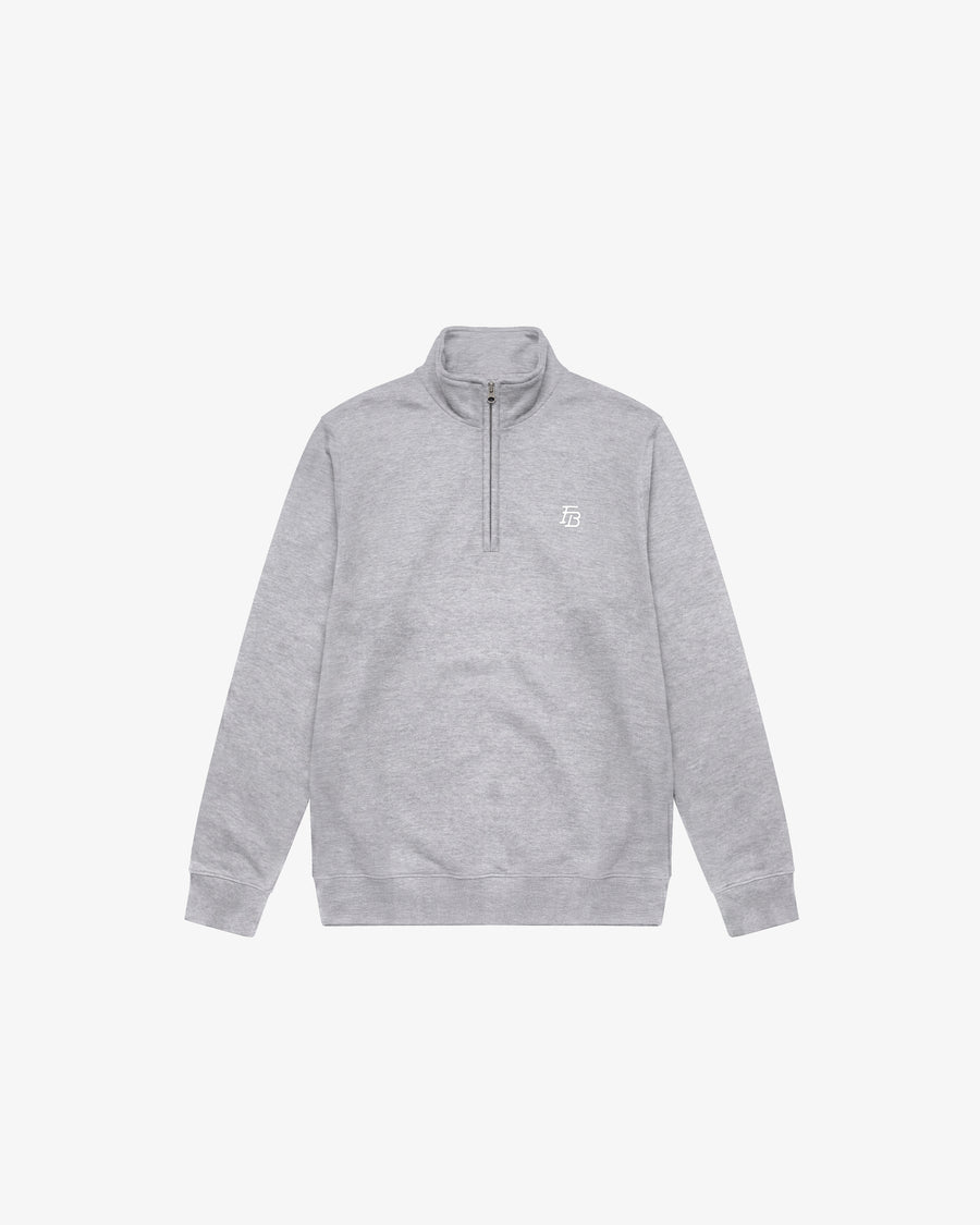 FB Half Zip ‘Heather Grey’