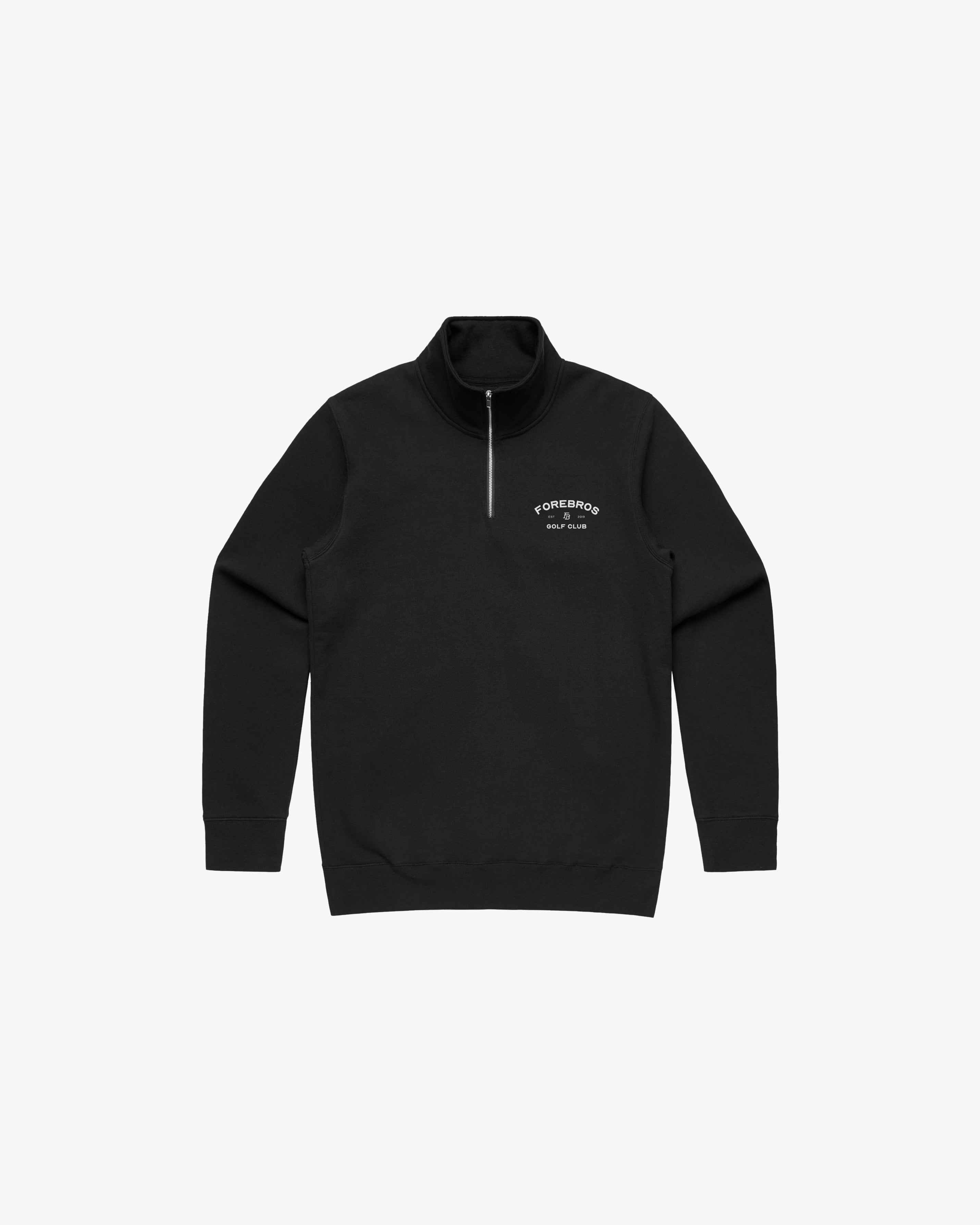 Club Half Zip 'Black'