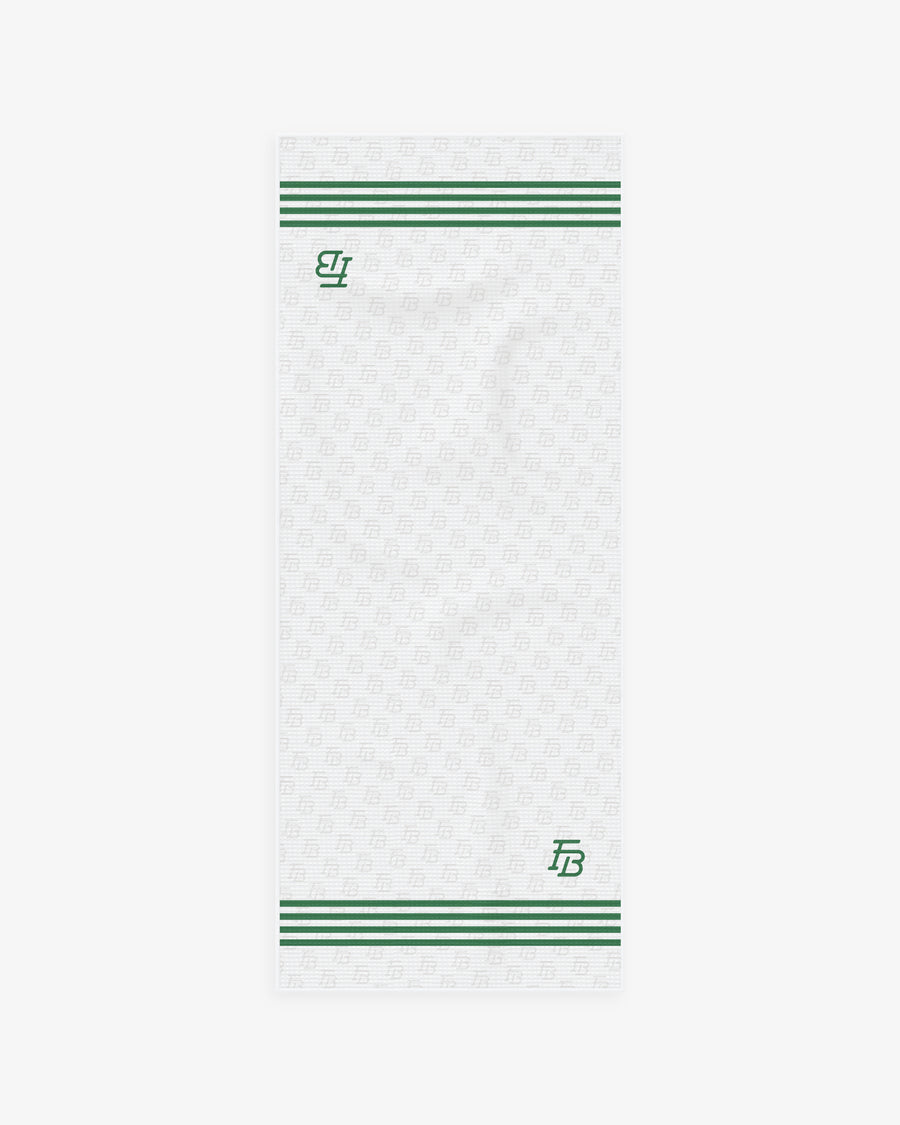 Tour Towel 'White/Green'