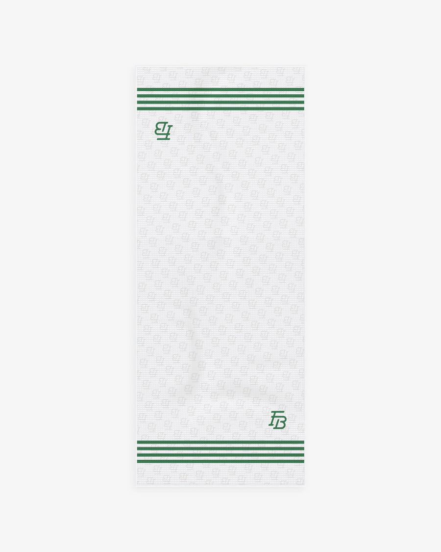 Tour Towel 'White/Green'