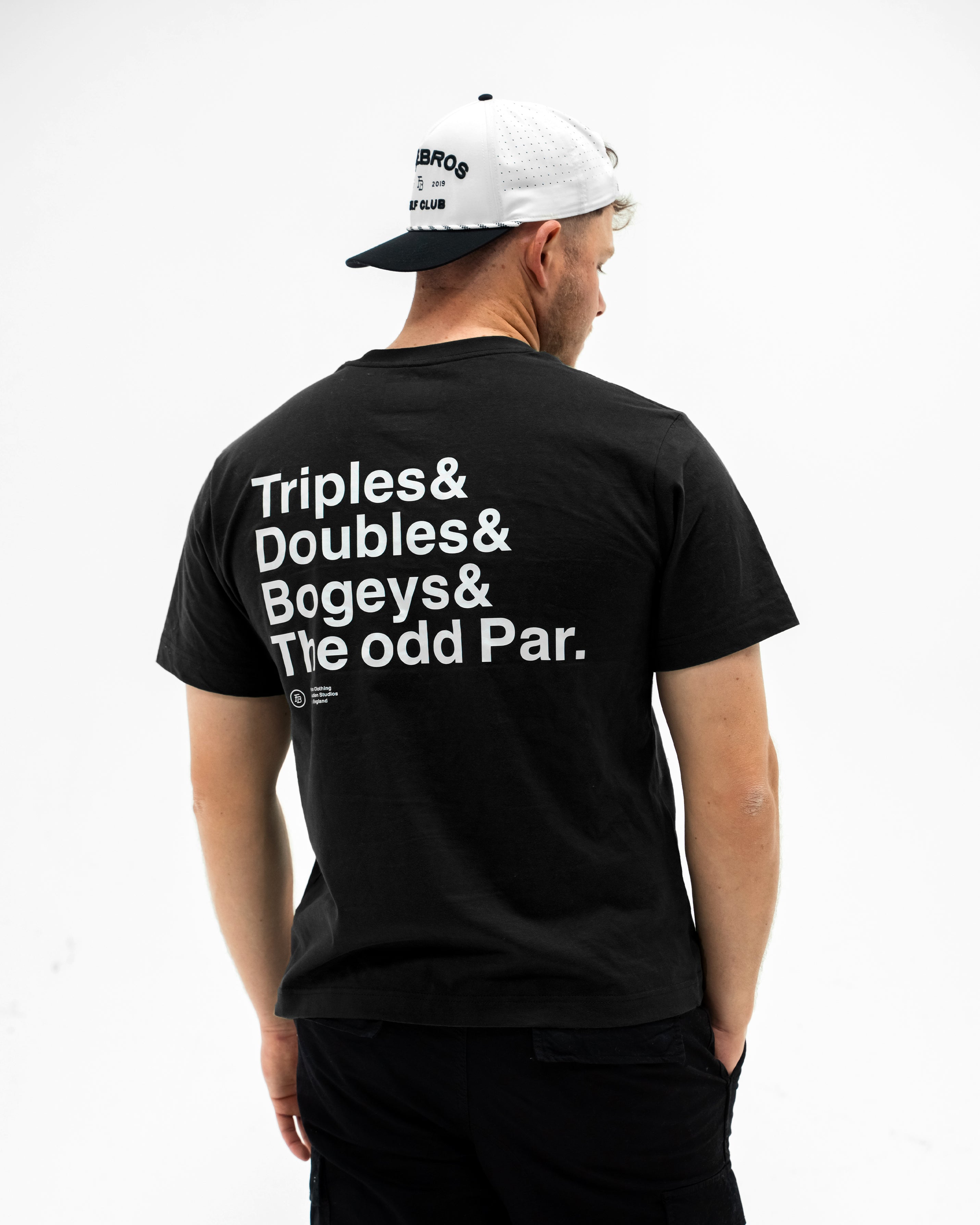 Triples & Doubles Tee 'Black'