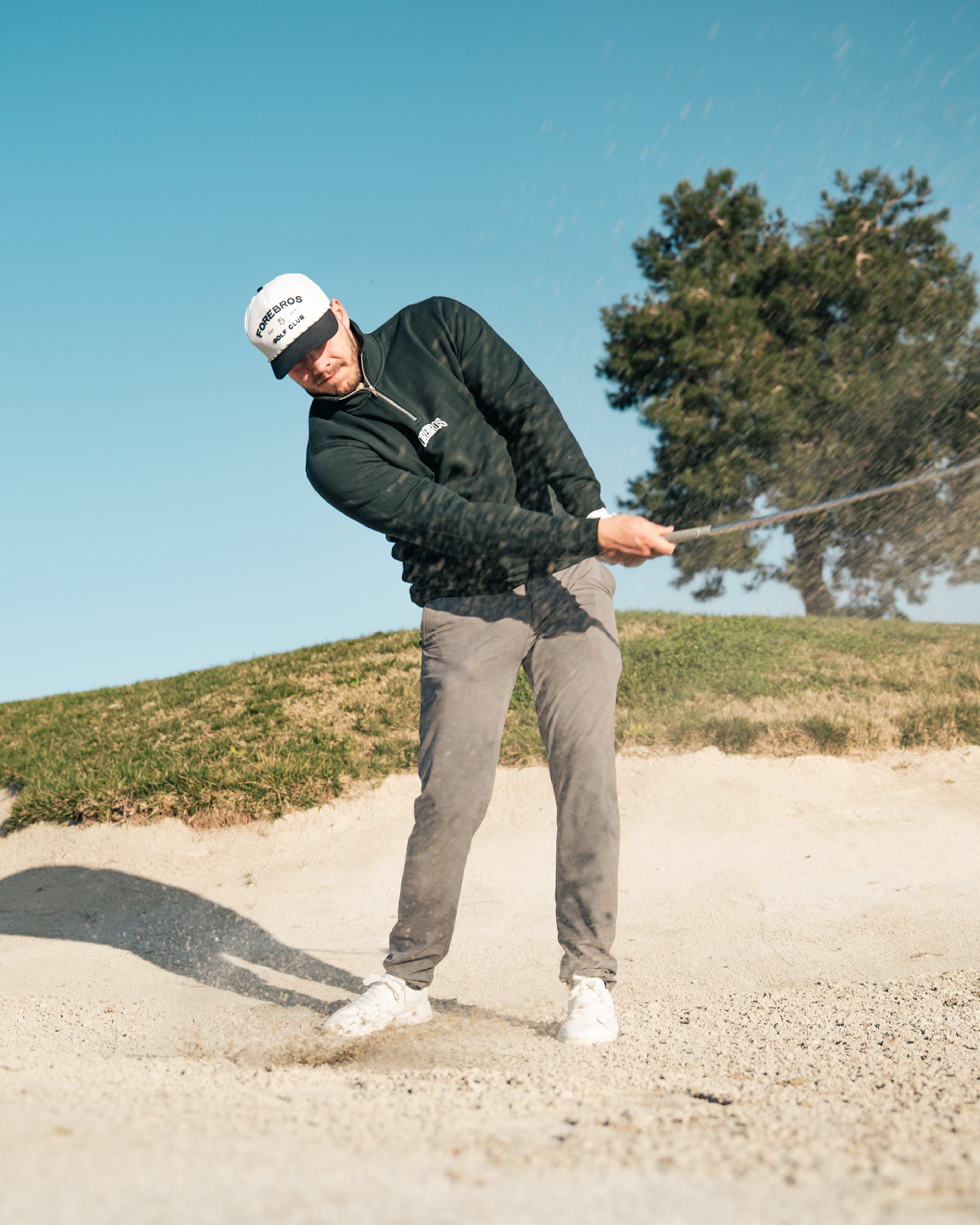 Arc Half Zip 'Pine'