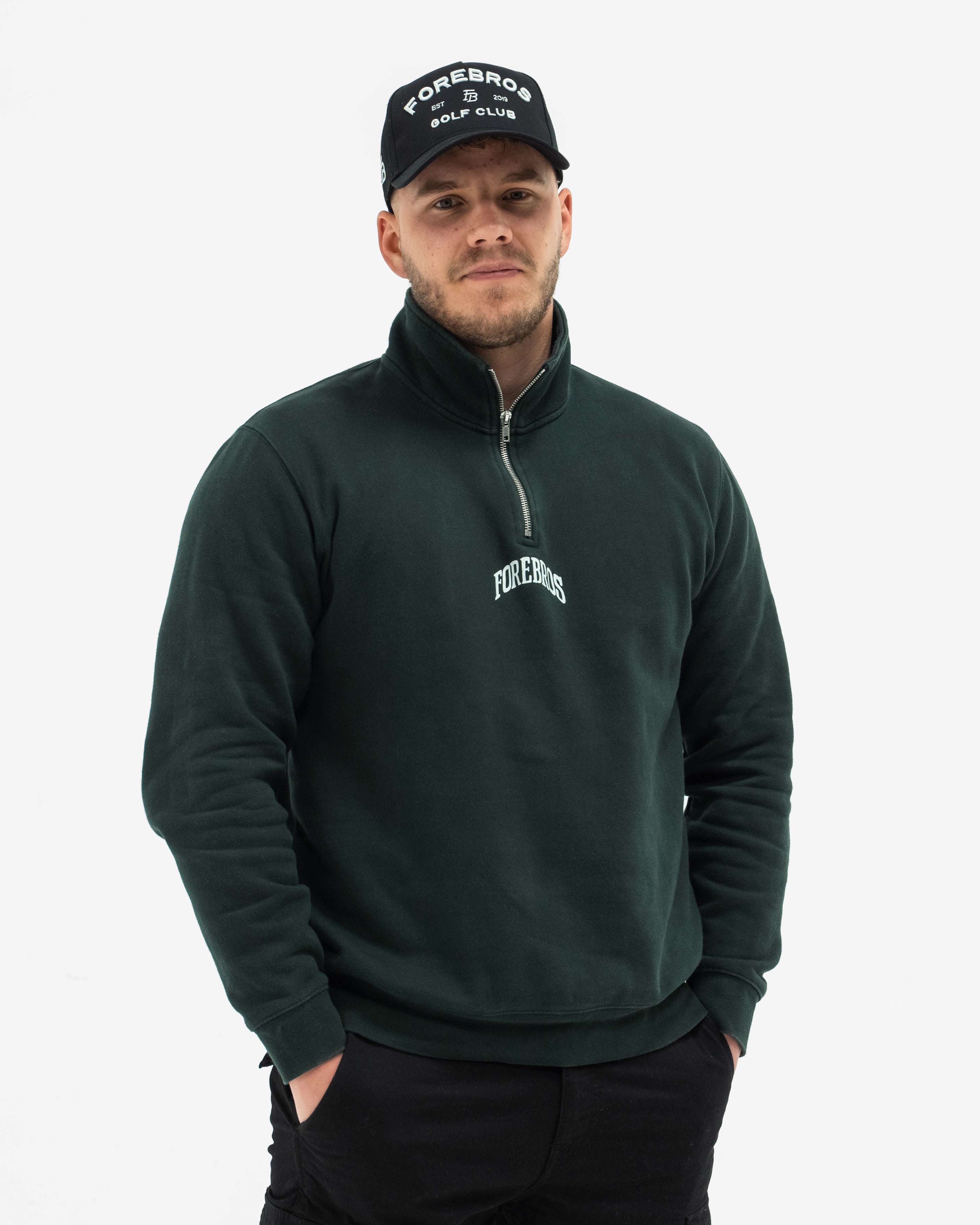 Arc Half Zip 'Pine'