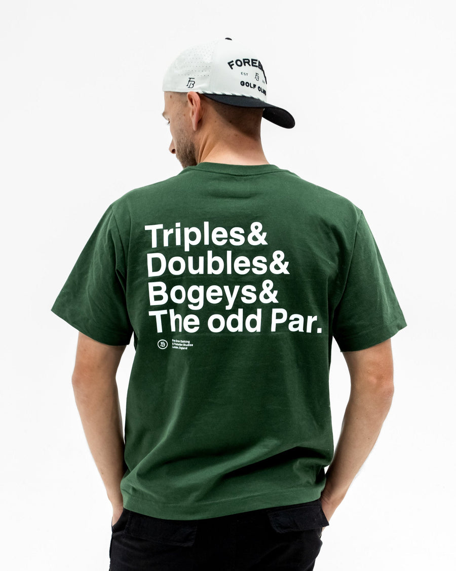 Triples & Doubles Tee 'Green'